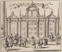 KG 06673
<br/>
Portugese Synagoge, Wetboeken
<br/>
<em>Hooghe, Romeyn de (1645-1708)</em>